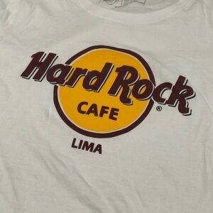 Hard Rock Cafe White Tee with Logo